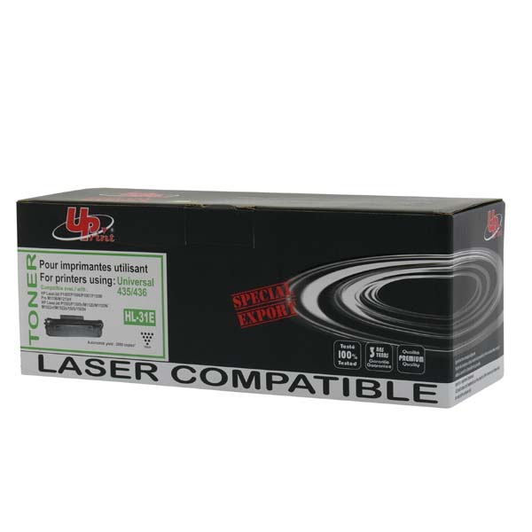 UPrint kompatibilní toner s CB436A, black, 2000str., H.35/36AE, HL-31E, pro HP LaserJet P1505, P1506