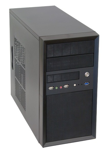Chieftec Case Mesh Series/uATX, CT-01B, 350W, Black, USB 3.0 CT-01B-350GPB