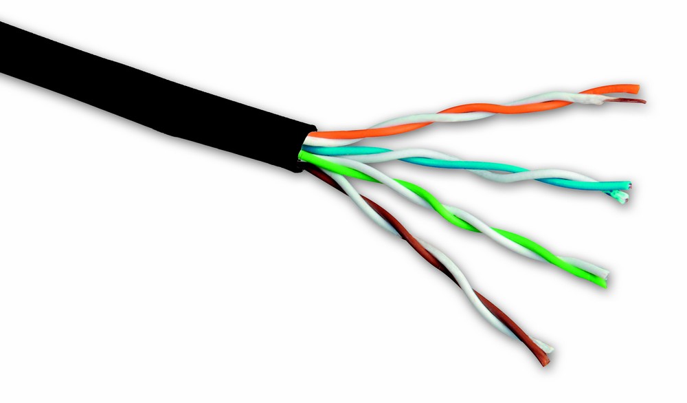 Solarix Kabel UTP PE drát c5e venkovní 305m SXKD-5E-UTP-PE