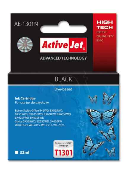 ActiveJet T1301 - Black 100% NEW - 32 ml AE-1301N EXPACJAEP0207