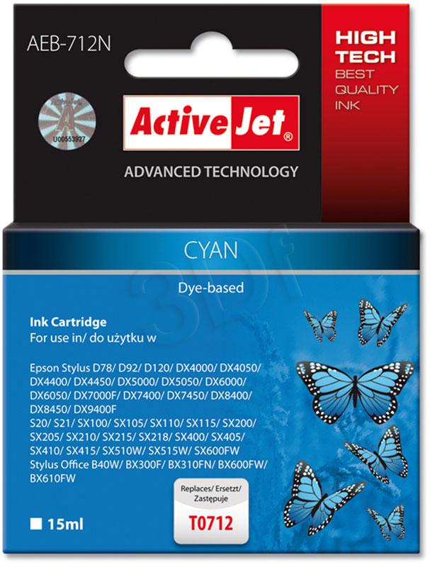 ActiveJet T0712 D78/DX6000/DX6050 - Cyan - 15 ml AEB-712 EXPACJAEP0105