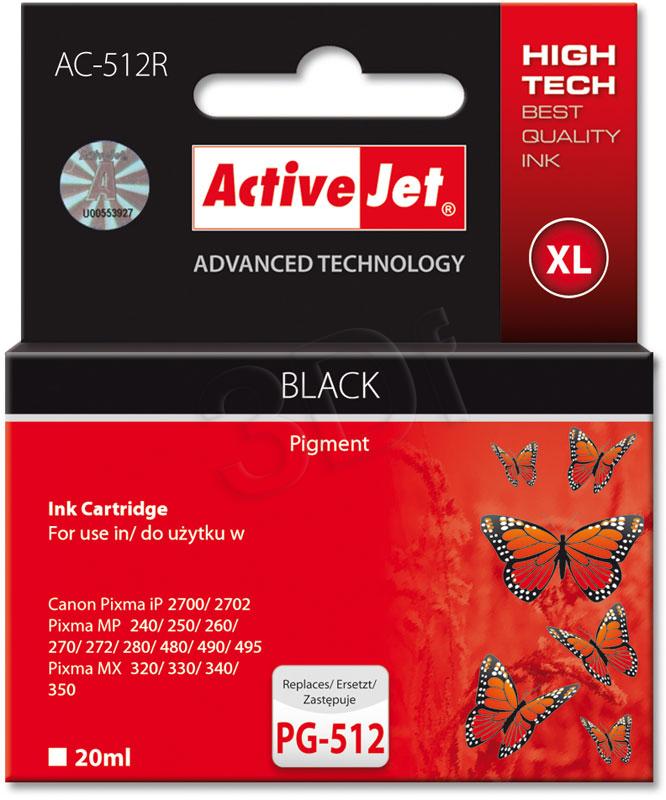 ActiveJet PG-512 Bk ref. - 20 ml - AC-512R EXPACJACA0112
