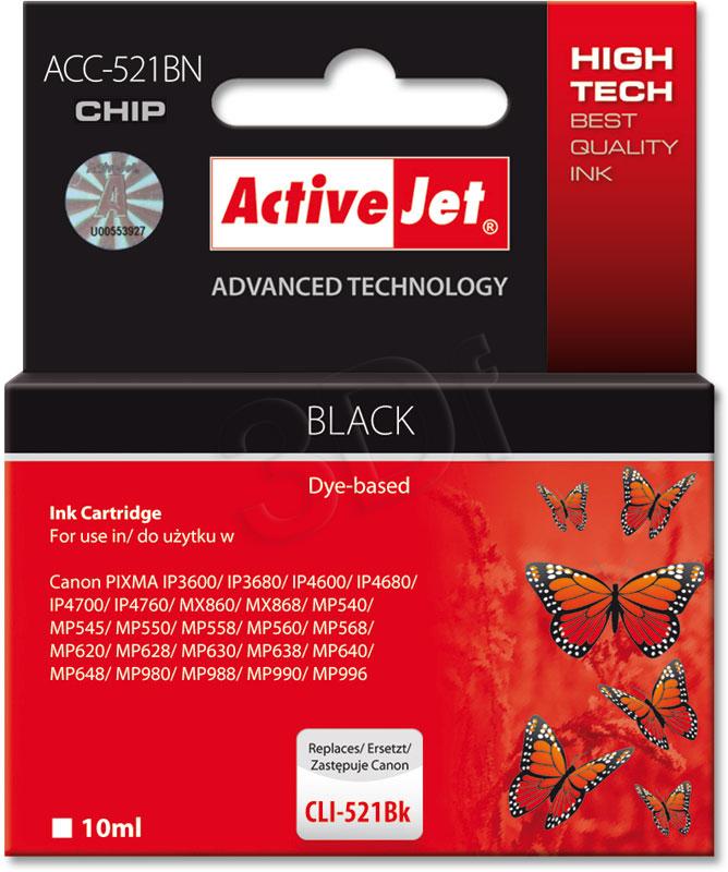 ActiveJet CLI-521Black (WITH CHIP) ACC-521Bk EXPACJACA0080
