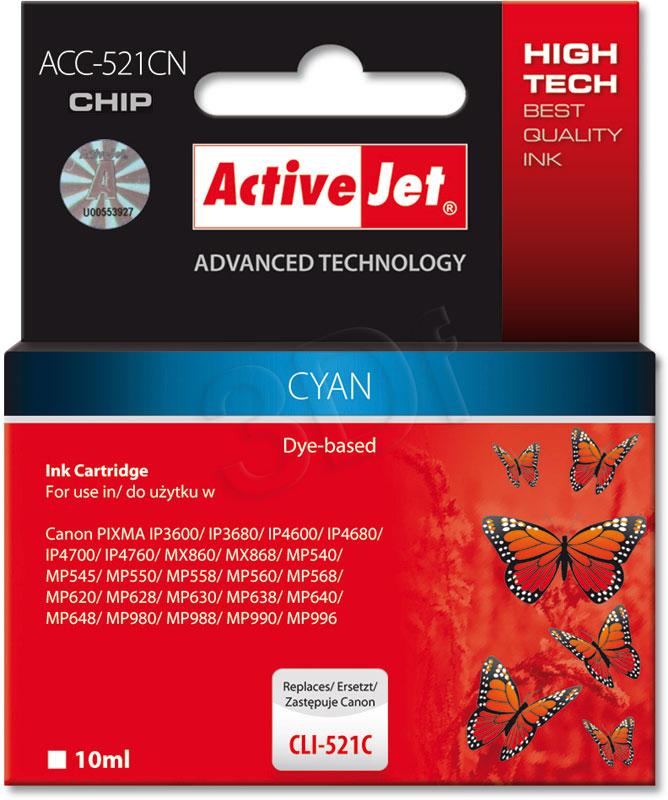 ActiveJet CLI-521C (WITH CHIP) ACC-521C EXPACJACA0081