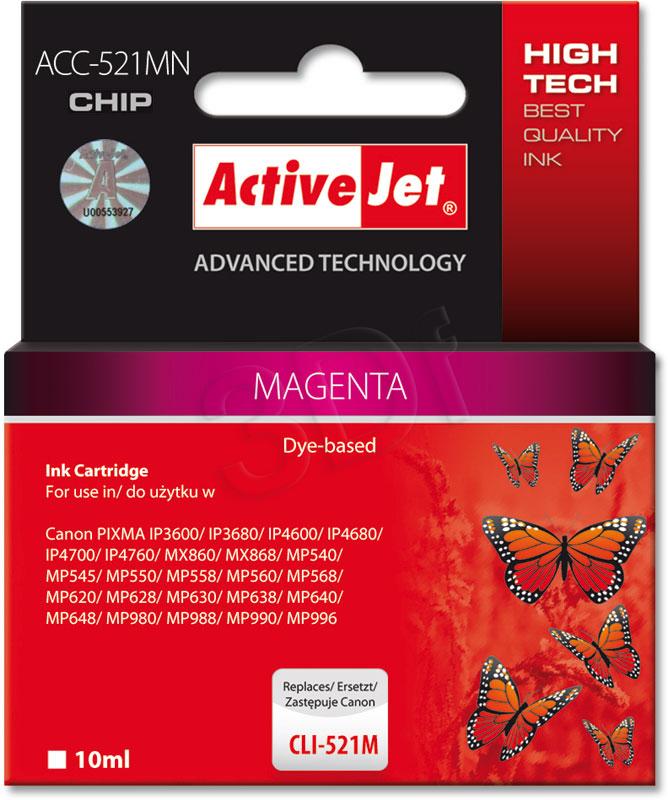 ActiveJet CLI-521M (WITH CHIP) ACC-521M EXPACJACA0082
