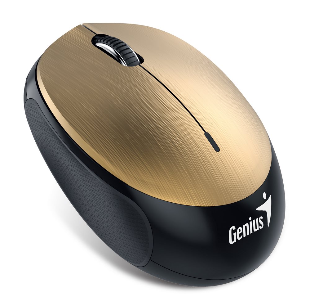 Genius NX-9000BT - Bluetooth 4.0, 1200 dpi, bezdrátová, dobíjecí baterie, zlatá 31030299101