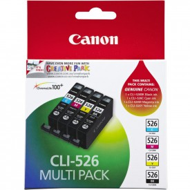 Canon CLI-526 C/M/Y/B + 50x PP-201 4540B017