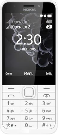 Nokia 230, Dual SIM White A00026951
