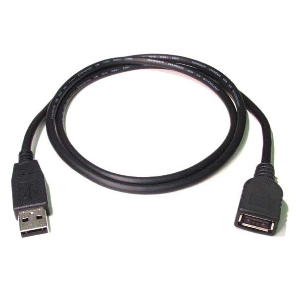 USB kabel (2.0), A-A, M/F, 0.3m, No Name