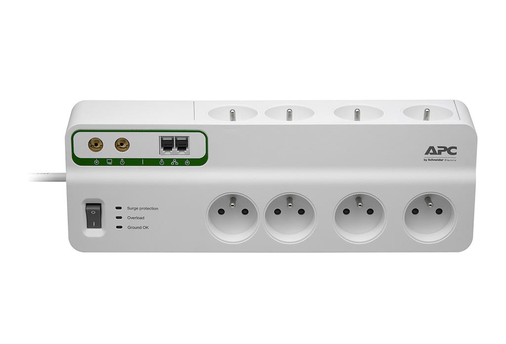 APC Performance SurgeArrest 8 outlets with Phone & Coax Protection - 230V France PMF83VT-FR