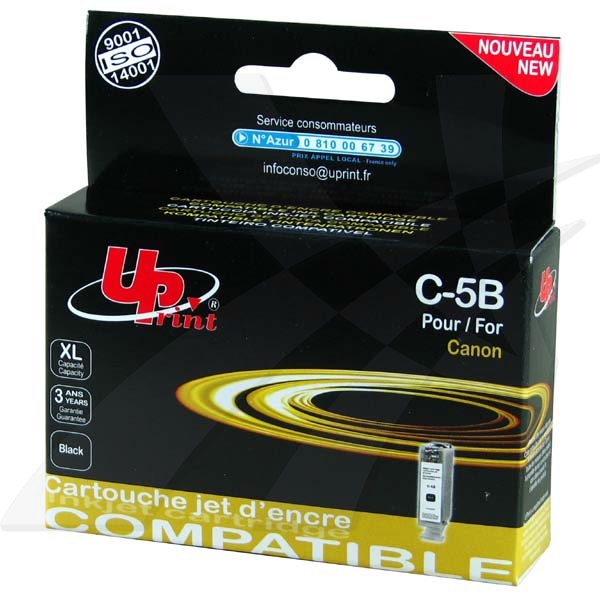 UPrint kompatibilní ink s PGI5BK - Black,28ml,C-5B,pro Canon iP4200,5200,5200R,MP500,800,s či