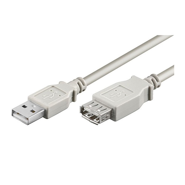 PremiumCord Kabel USB2.0 A-A 5m prodlužovací (A-M/A-F) KUPAA5
