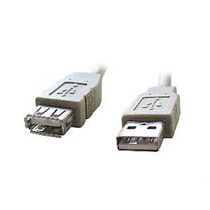 Kabel USB A-A - prodlužovací, 3m (stíněný) CCP-USB2-AMAF-10