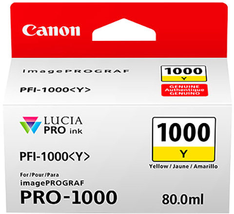 Canon PFI-1000 Y, žlutý 0549C001