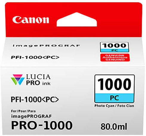 Canon PFI-1000 PC, photo azurový 0550C001