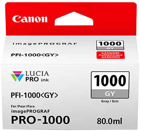 Canon PFI-1000 GY, šedý 0552C001