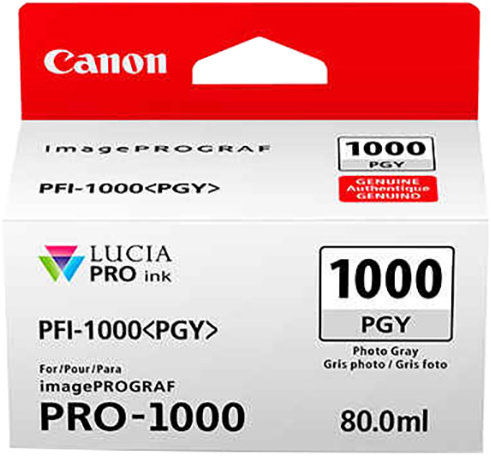 Canon PFI-1000 PGY, photo šedý 0553C001