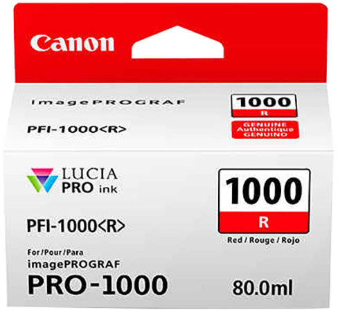 Canon PFI-1000 R, červený 0554C001