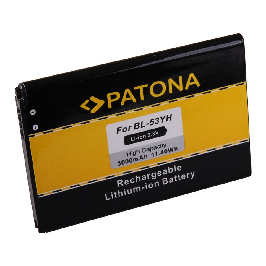 Patona LG D855 3000mAh 3.8V Li-Ion BL-53YH PT3149