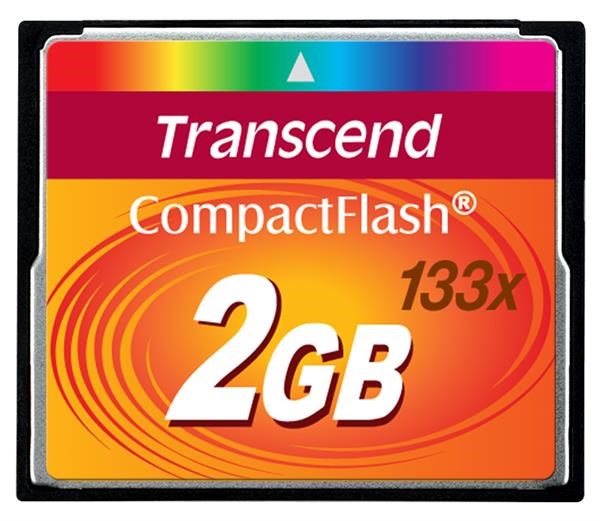 Transcend Compact Flash 2GB High Speed 133x TS2GCF133