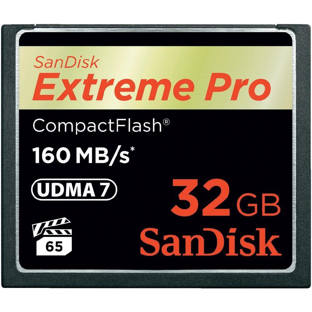 Sandisk Compact Flash Extreme 32GB (rychlost až 160MB/s) SDCFXPS-032G-X46