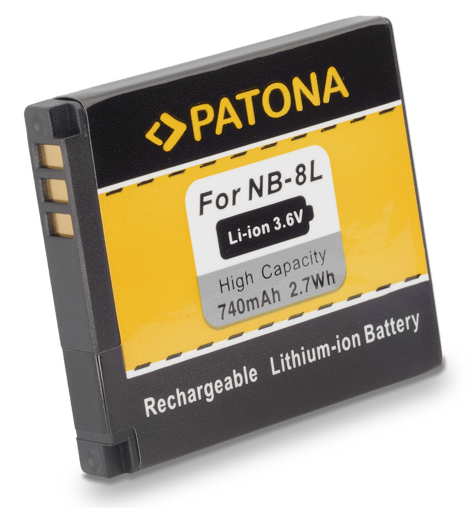 Patona baterie pro foto Canon NB-8L 740mAh Li-Ion PT1113