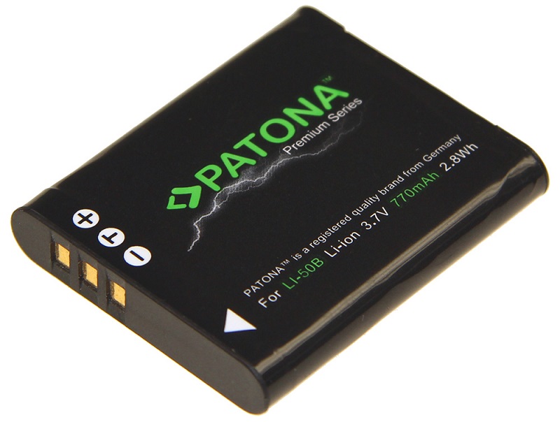 Patona baterie pro foto Olympus Li-50B 770mAh Li-Ion Premium PT1199