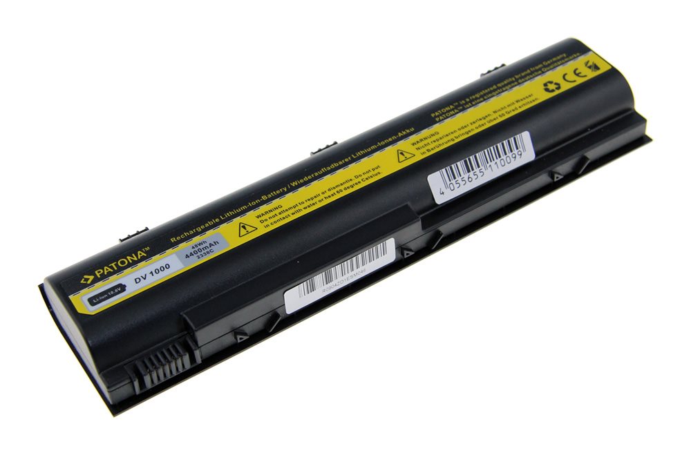 Patona baterie pro ntb HP COMPAQ DV1000 4400mAh Li-Ion 10,8V PT2338