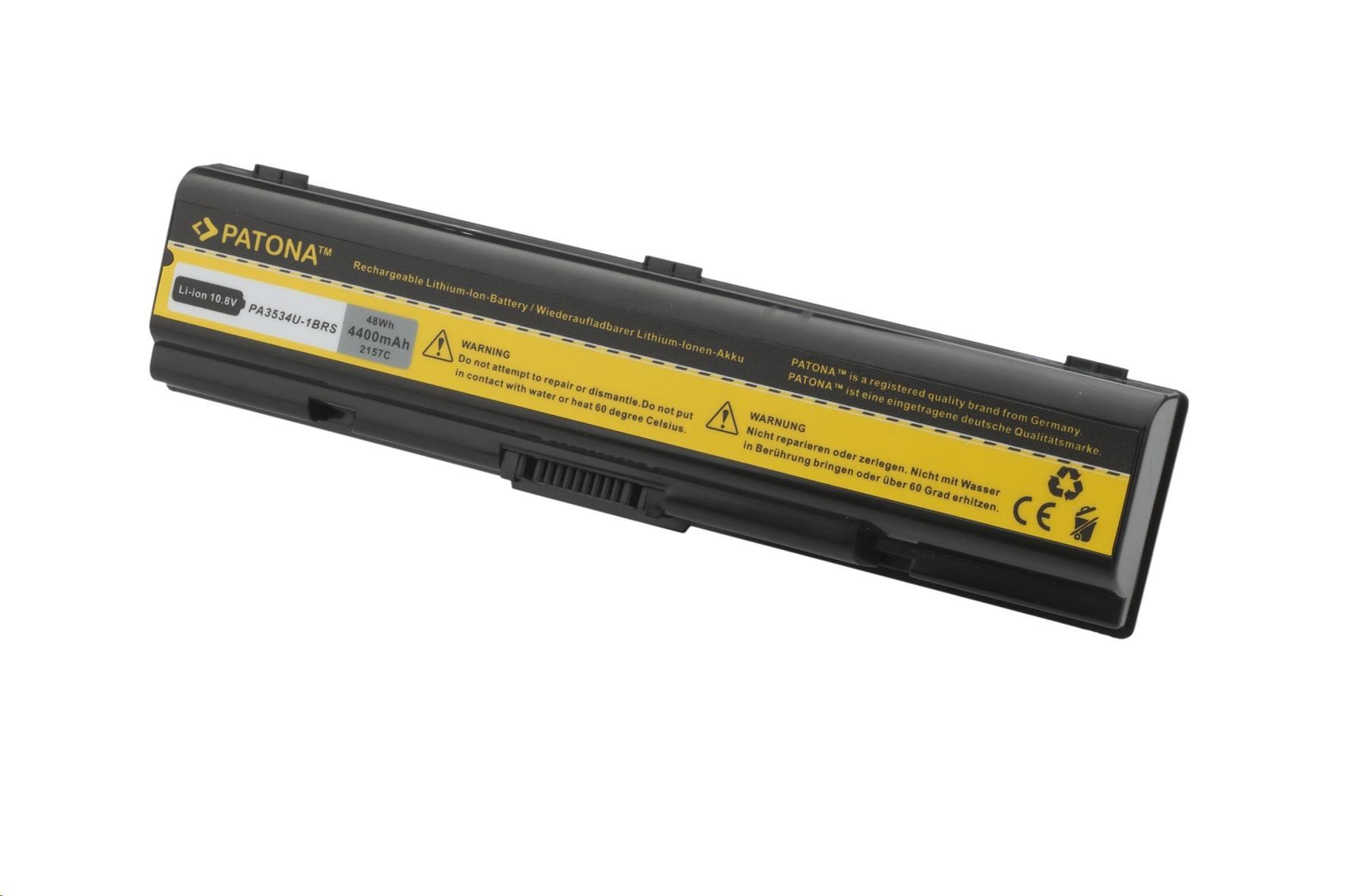 Patona baterie pro ntb TOSHIBA SATELLITE A200 4400mAh Li-Ion 10,8V PT2157