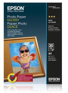 Epson Photo Paper Glossy A4 20 listů C13S042538