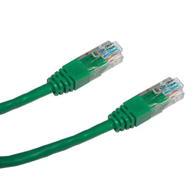 DATACOM Patch kabel UTP CAT6 0,25m zelený 15894