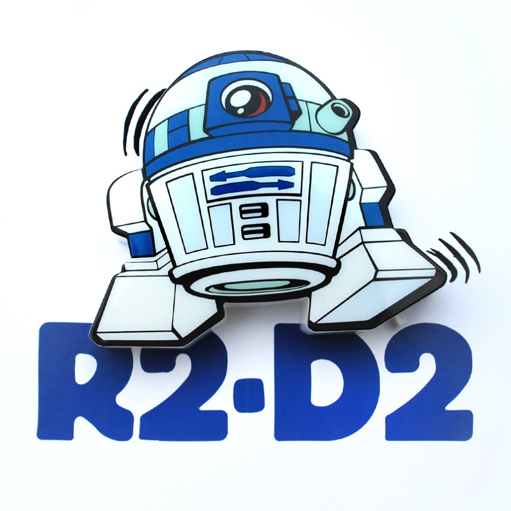 3D Light FX světlo 3D Mini EP7 Star Wars R2-D2 LFX50017