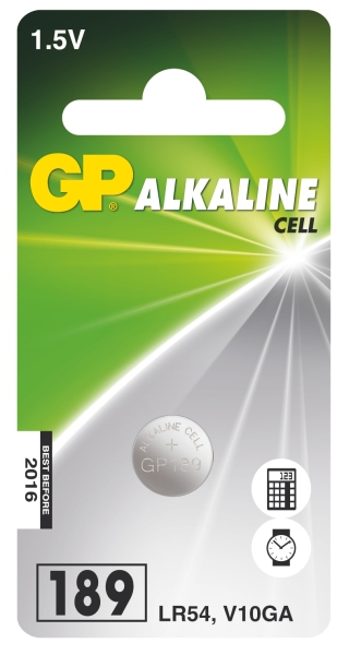 GP Alkalická knoflíková baterie LR54 (189) 1041018911