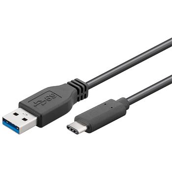 Premiumcord Kabel USB 3.1 USB-C male USB 3.0 konektor A male, 1.0m KU31CA1BK