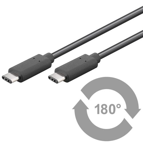 Premiumcord Kabel USB 3.1 konektor C/male USB 3.1 konektor C/male, 0.5m KU31CC05BK
