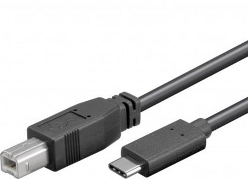 Premiumcord Kabel USB 3.1 konektor C/male USB 2.0 konektor B/male, 1.0m KU31CD1BK