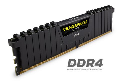 Corsair Vengeance LPX 16GB (Kit 2x8GB) 2400MHz DDR4 CL14 DIMM 1.2V XMP 2.0,černý CMK16GX4M2A2400C14