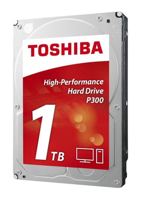 Toshiba P300 1TB, SATA III, 7200 rpm, 64MB cache, 3,5'', BULK HDWD110UZSVA