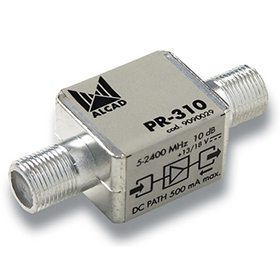 Alcad TV/SAT linkový zesilovač PR-310 (5-2400 MHz, 10dB)