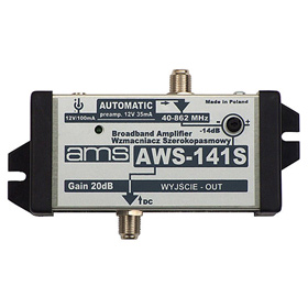 AMS Anténní zesilovač AWS-141S (1-69R 1-OUT 20dB)