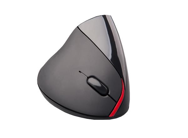 C-TECH VEM-07, vertikální myš, černá, USB