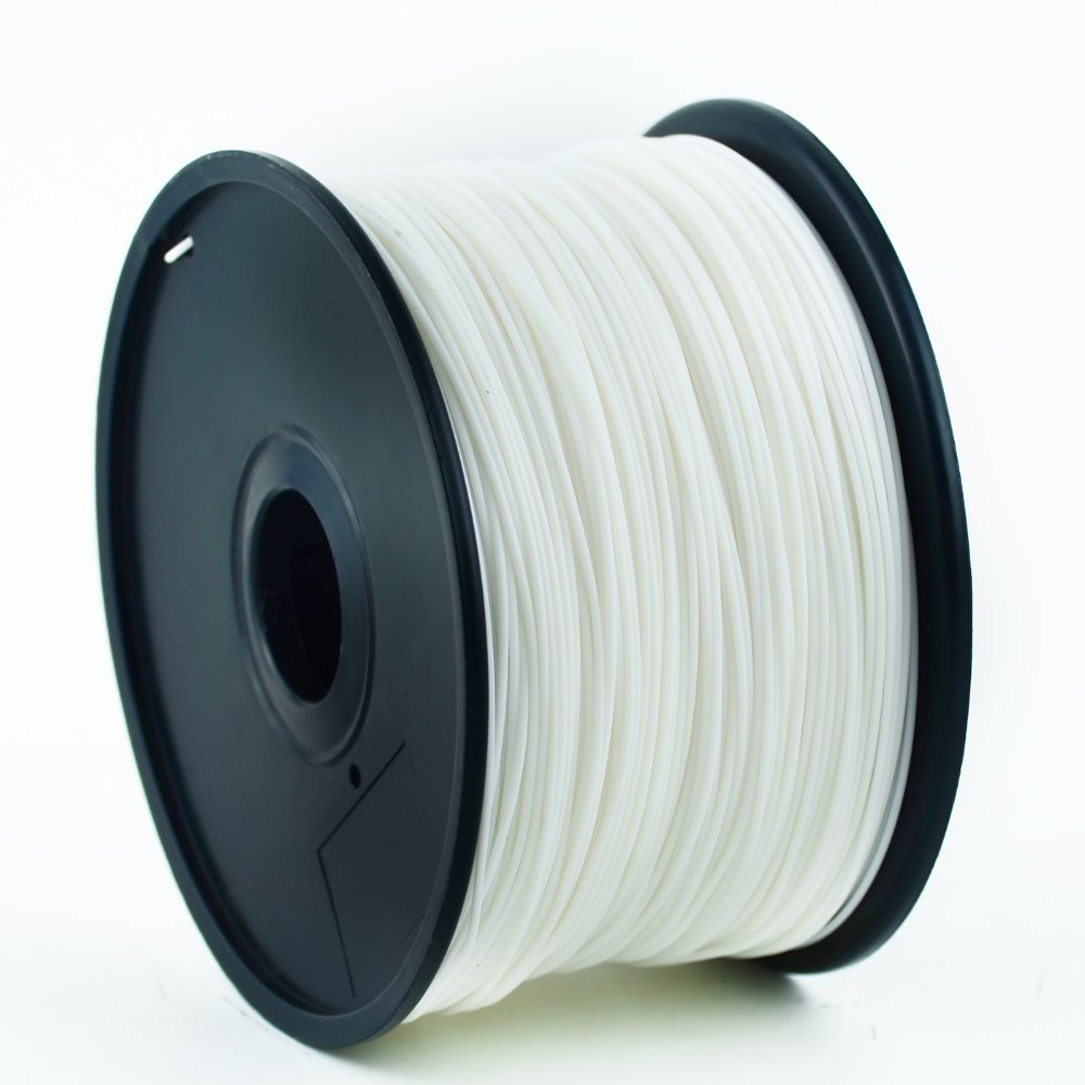 Gembird Tisková struna (filament) ABS, 1,75mm, 1kg, bílá 3DP-ABS1.75-01-W