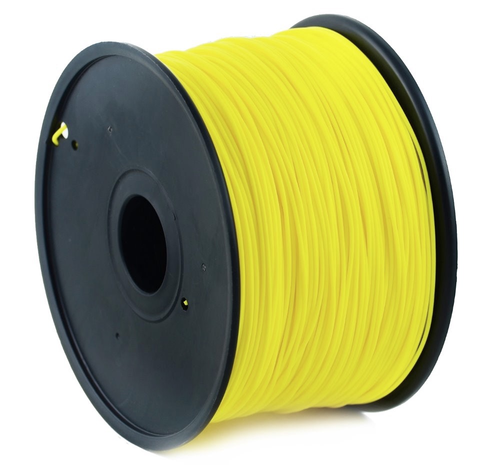 Gembird Tisková struna (filament) PLA, 1,75mm, 1kg, žlutá 3DP-PLA1.75-01-Y
