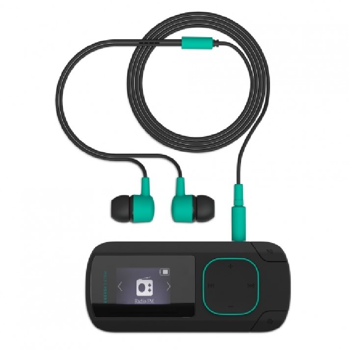 Energy Sistem ENERGY MP3 Clip Bluetooth Mint (8GB, MicroSD, FM, sluchátka) 426508