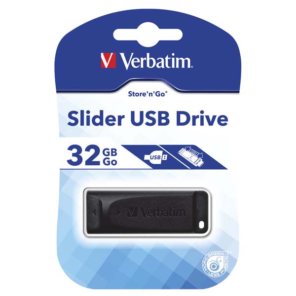 Verbatim Store 'n' Go SLIDER 32GB - černá 98697