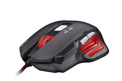 C-Tech Akantha herní myš, červené podsvícení, USB GM-01R