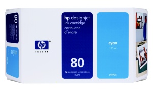 HP cartridge No. 80 - cyan (350ml) C4846A
