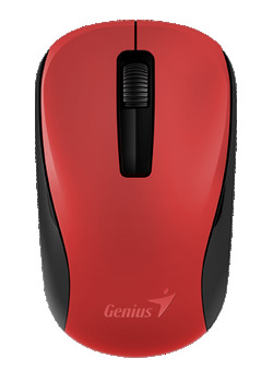 Genius NX-7005, 1200 dpi, Blue-Eye senzor, bezdrátová, červená 31030017403