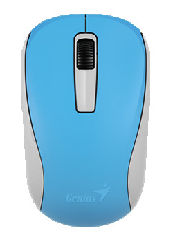 Genius NX-7005, 1200 dpi, Blue-Eye senzor, bezdrátová, modrá 31030017402