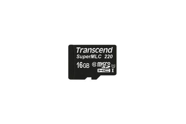 Transcend SuperMLC SDHC 16GB, UHS-I (čtení/zápis: 85/65MB/s) TS16GUSD220I